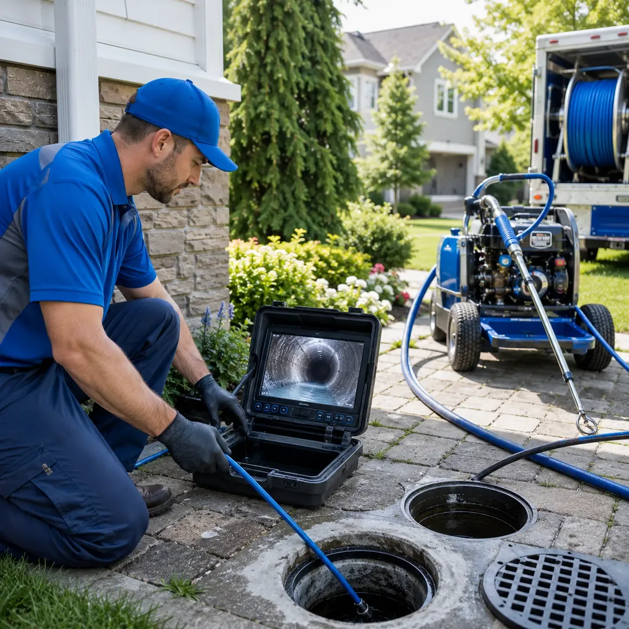 Outdoor drain cleaning professionals serving Reesville, OH