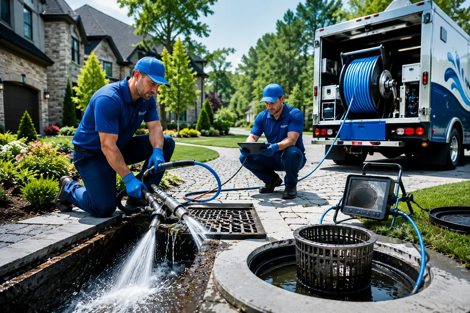 Local outdoor drain cleaning professionals in Reesville, OH