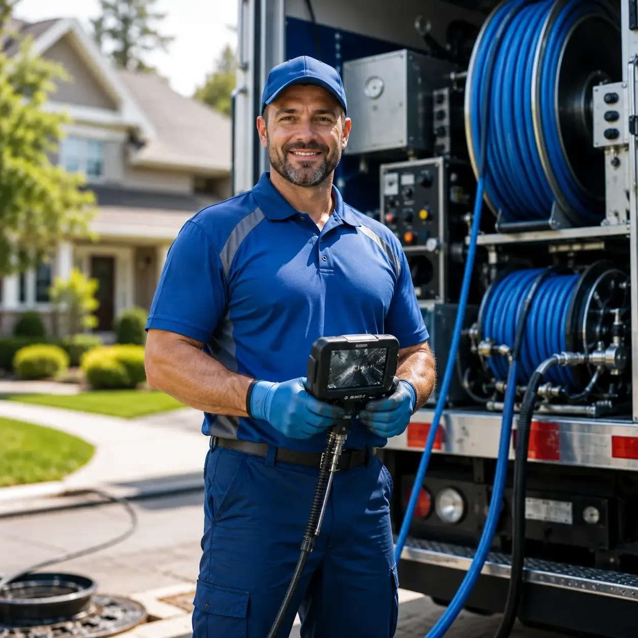 Local outdoor drain cleaning specialists in Reesville, OH